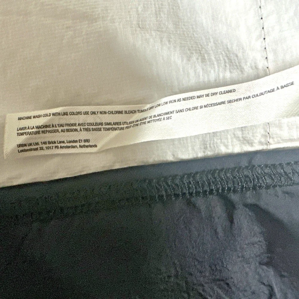 Free People Movement  Size M/L Peace Out Backpack‎ Parachute Jacket Ivory Combo - Picture 10 of 15